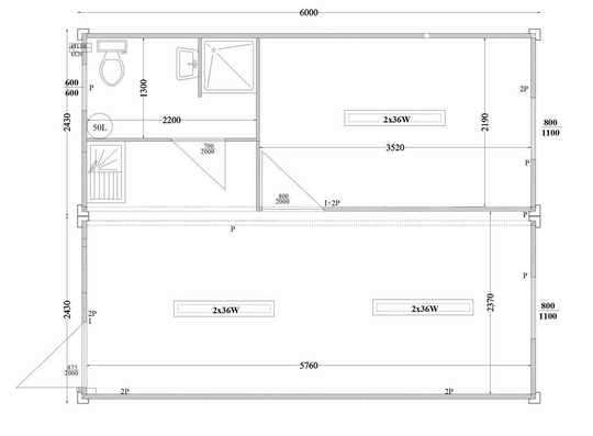 Plan casa 2 containere